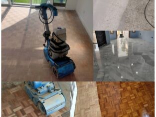 Cleaning Services, Polishing Marble Parquet Wooden floor in KL and Selangor
