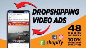 Create dropshipping video ads and facebook ads