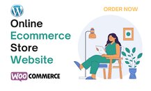 Design ecommerce website online store with wordpress woocommerce