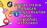 Your social media marketing manager and personal assistant