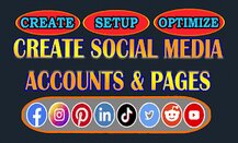 I will create and set up all social media business pages professionally