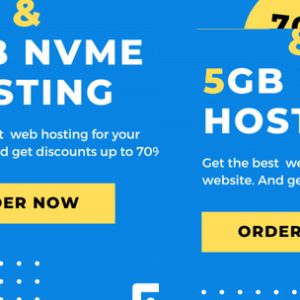 .Com + 5GB NVMe SSD Hosting 1Year