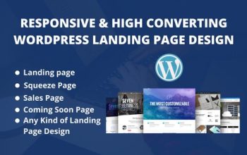 Create responsive landing page design that sells