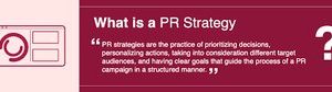 Develop an influential PR strategy