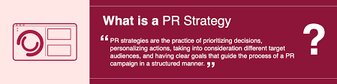 Develop an influential PR strategy