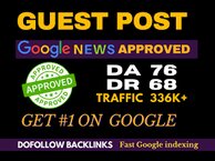 Guest post on my da 77 google news tech blog with dofollow backlink