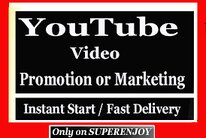 I will do organic youtube video promotion and marketing