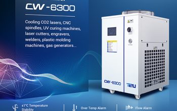 Industrial Chiller CW-6300 with Cooling Capacity of 9000W